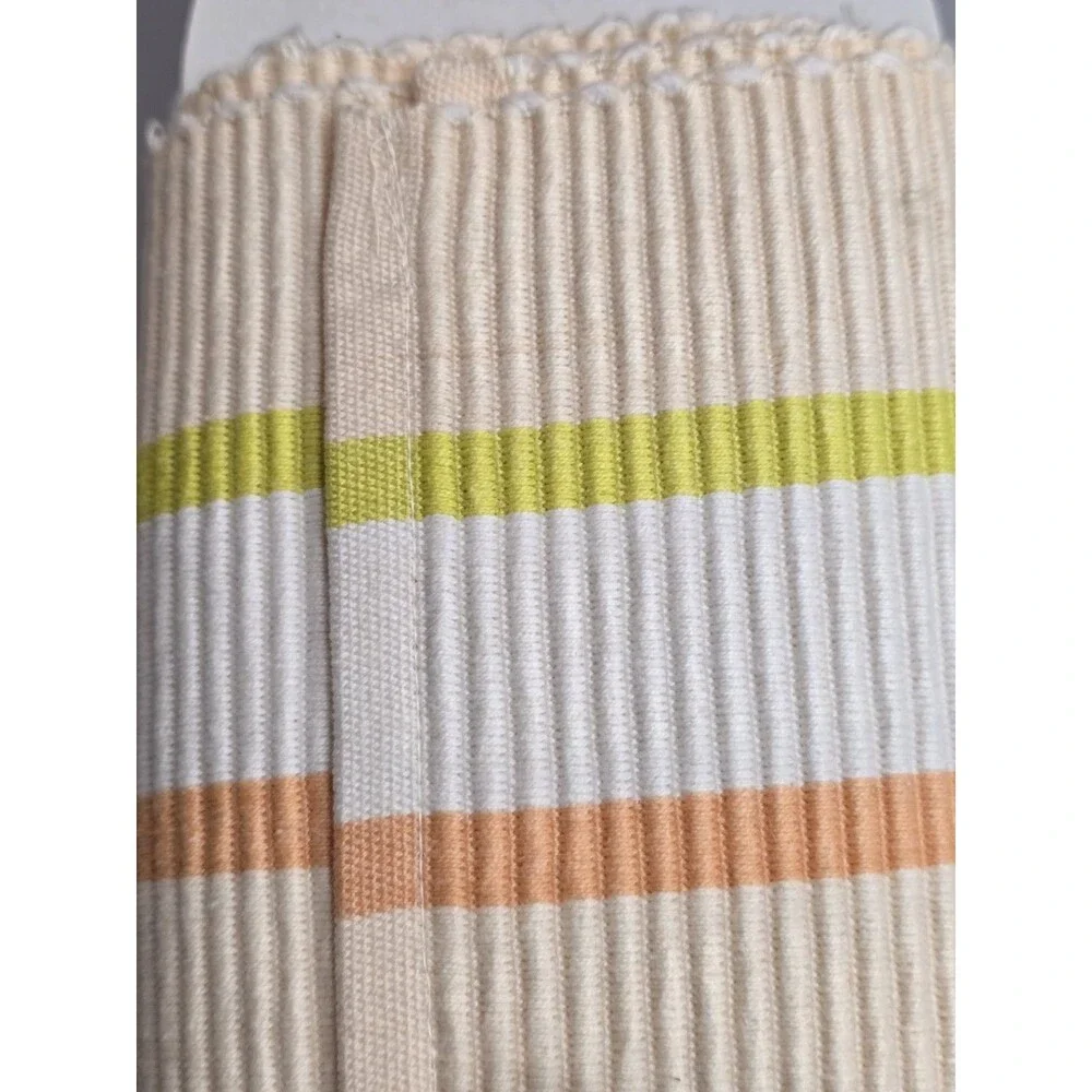 Room Essentials Striped Table Runner 14 x 72 Cotton New Yellow Blue Green Summer